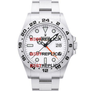 Rolex Explorer II White Dial 904L Steel 42mm Ref:226570 Swiss Made Replica Watch