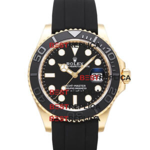 Rolex Yacht-Master 42mm Rubber Band 18k Yellow Gold