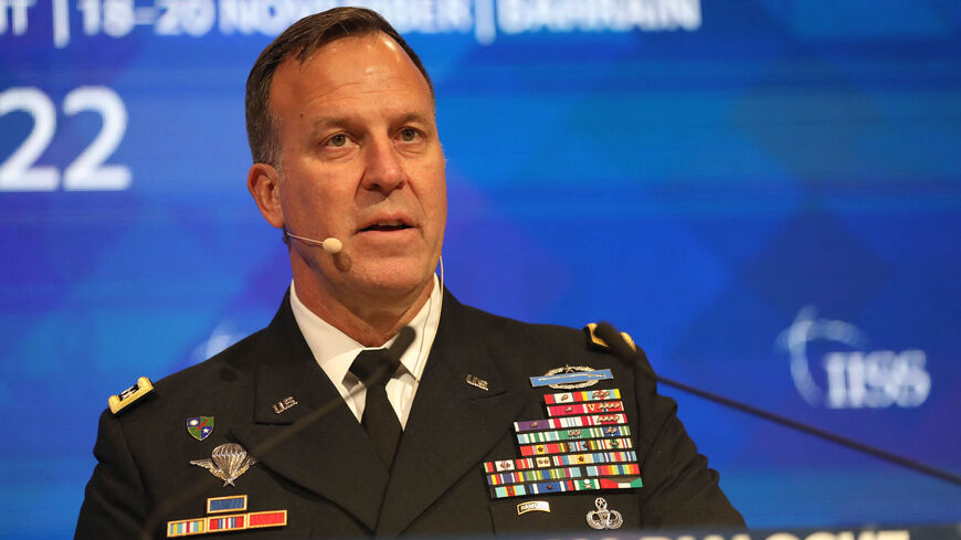 US Central Command Cmdr. Gen. Michael Kurilla speaks at the 18th IISS Manama Dialogue, Manama, Bahrain, Nov. 19, 2022.