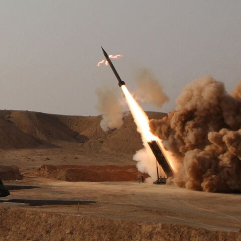 Ballistic missile Zelzal is launched during the second day of military exercises, codenamed Great Prophet-6, for Iran's elite Revolutionary Guards at an undisclosed location on June 28, 2011.