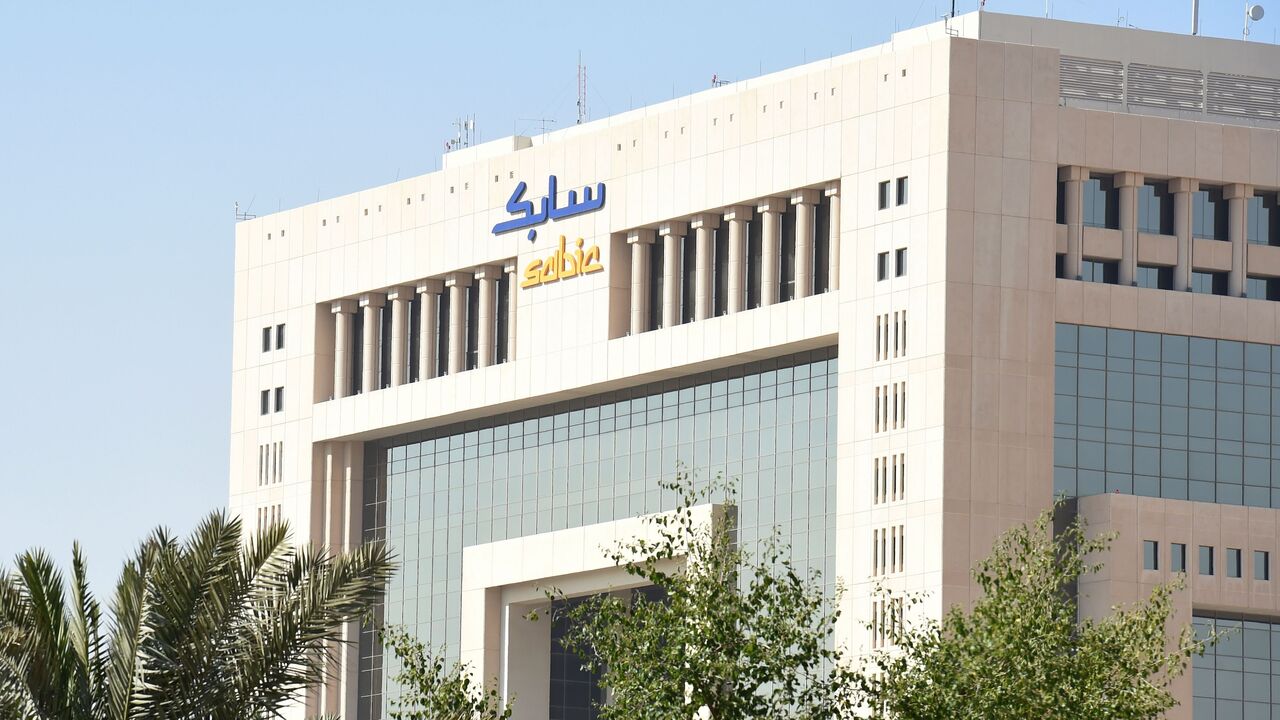 A picture taken on Jan. 17, 2016, shows the headquarters of Saudi Basic Industries Corporation (SABIC) in the Saudi capital, Riyadh. 