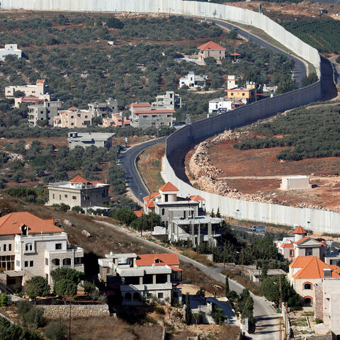 A general view picture shows the Lebanese village of Adaisseh on the left-hand-side of the Israel-Lebanon border, as seen from Kibbutz Misgav Am in northern Israel August 26, 2019. REUTERS/Amir Cohen - RC165B60A890